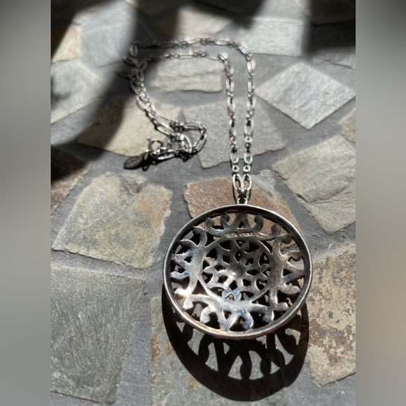 Marcasite Sterling Silver Pendant Chain - Picture 9 of 13